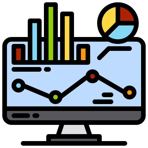 Data-Driven Precision.' Logo'